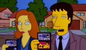 Mulder Scully Simpsons